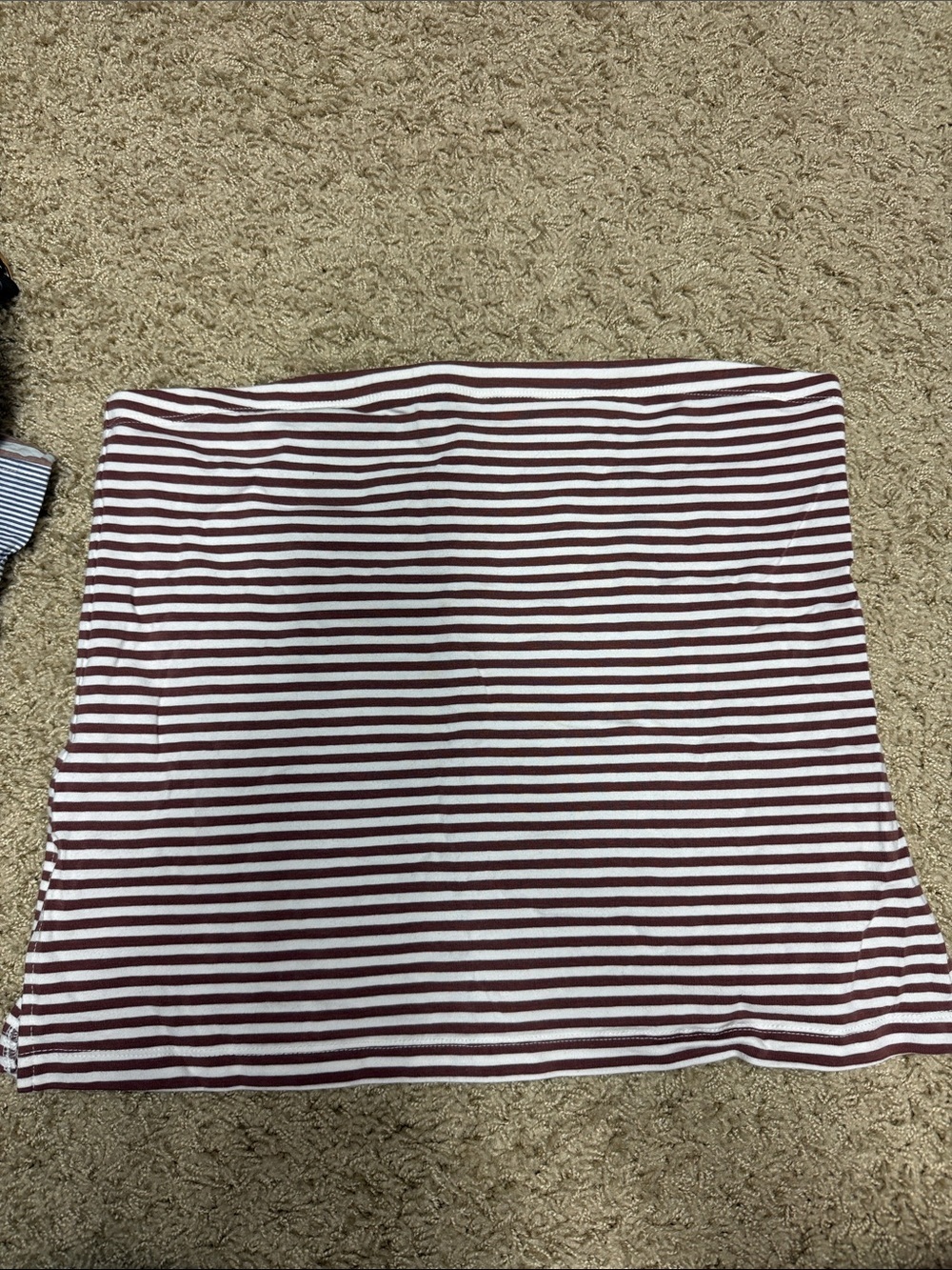 American Eaglr brown and white stripper tube top size large